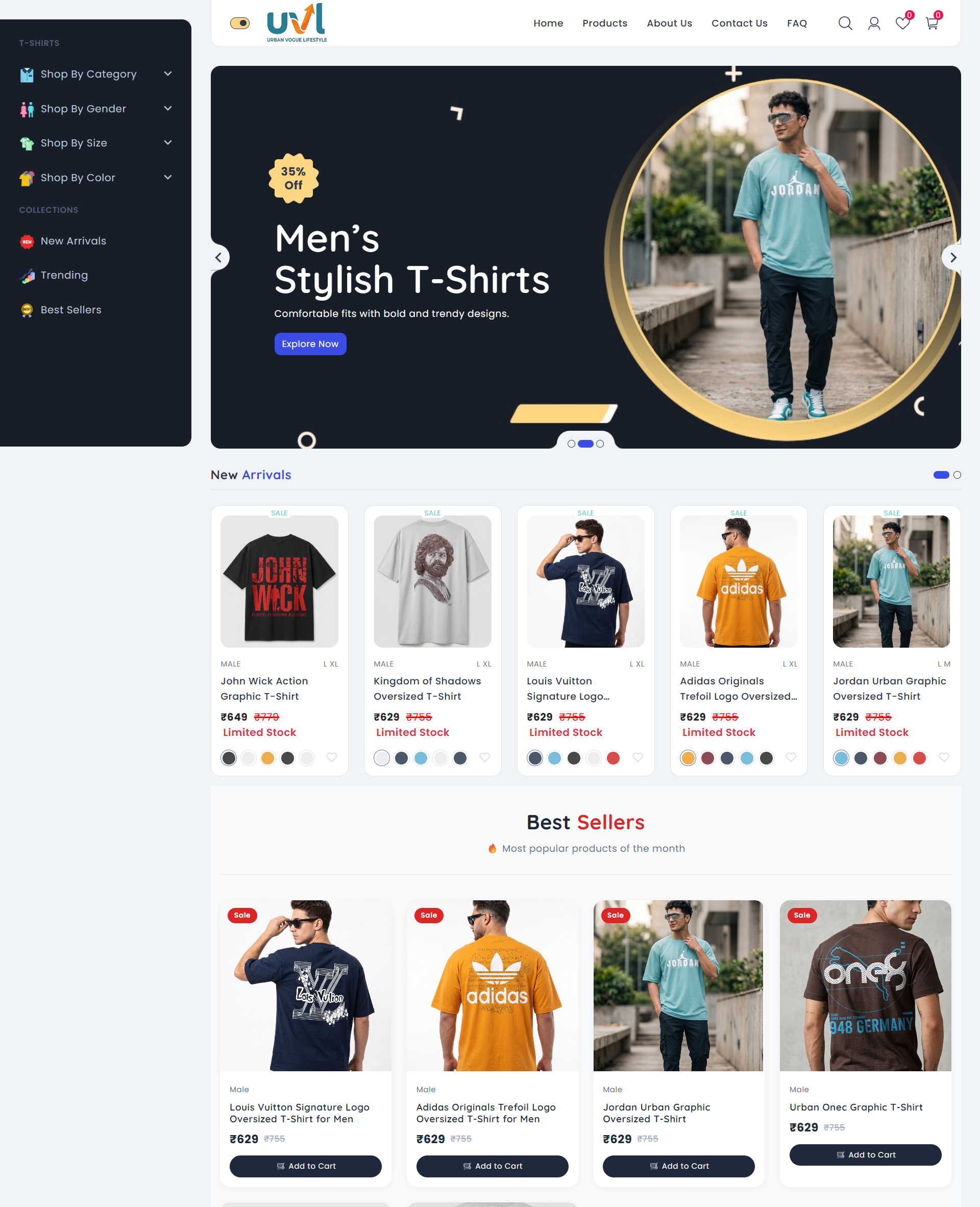Urban Vogue Lifestyle E-Commerce